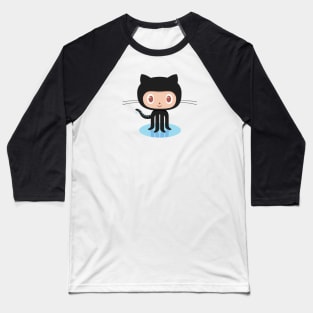 Octocat Distressed Baseball T-Shirt